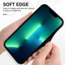 Compatible with iPhone 13 Case, Aesthetic Moonlight Mushrooms Beautiful Flowers Slim Soft TPU Shockproof Protection Case