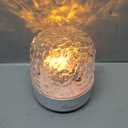 Shower Light with Bluetooth Speaker, Waterproof Shower Lamp with White Noise, 16 Colors Ocean Wave Projector Light with Remote & Touch Control, Music Lamps for Inside Shower Bathroom Bathtub