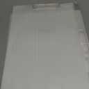 DIIOOMIEEU Clipboard Heavy Duty Acrylic Transparent Clipboard Clear Clip Board with Low Profile Clip for Office Business Work 2