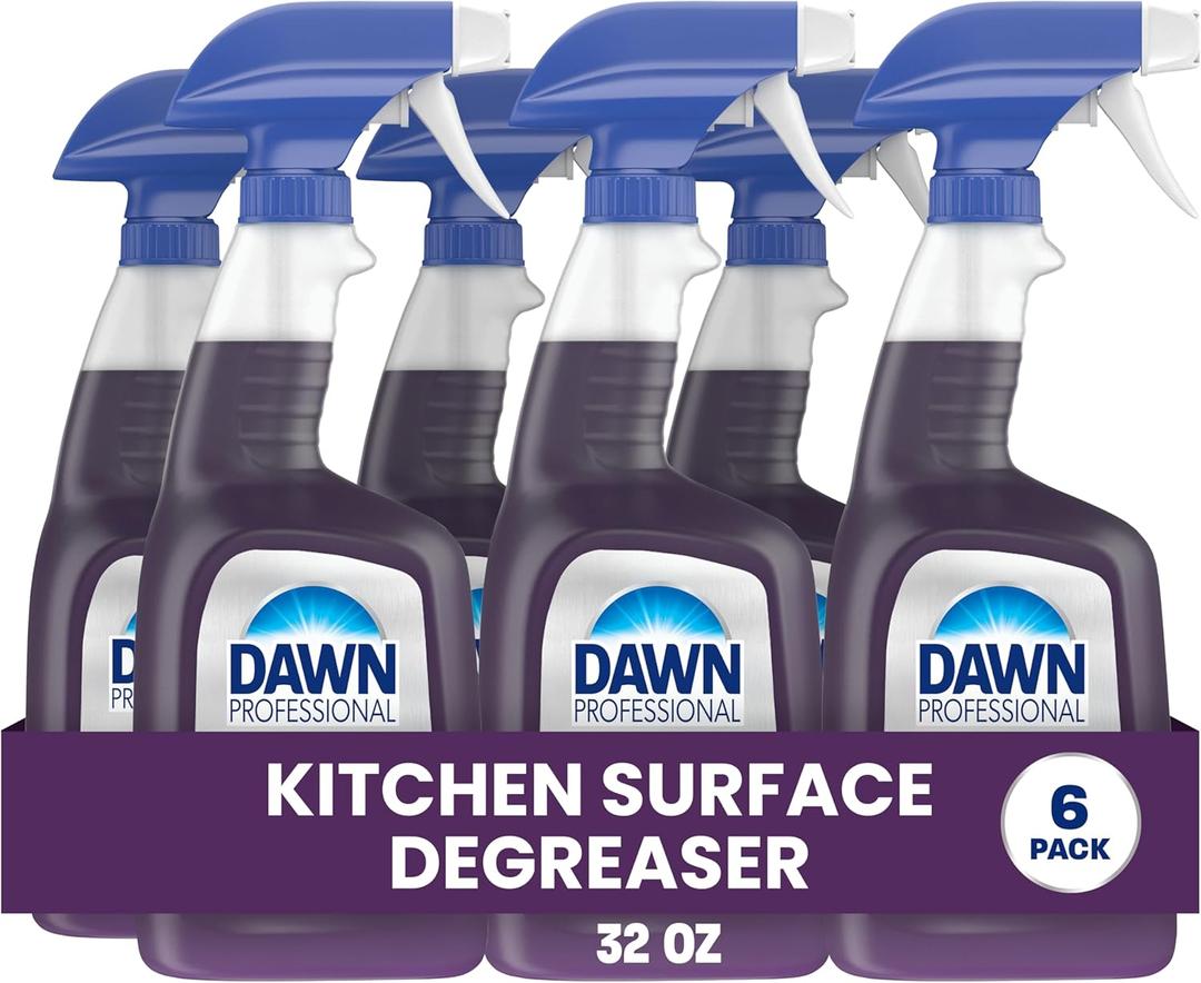P&G Professional DAWN Kitchen Surface Degreaser - 32 Oz (Case of 6) - For Removing Tough Grease Found in Commercial Kitchens & Food Service (Packaging May Vary)