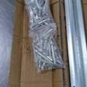 30 Ft V-Track Galvanized Inverted V Track with Hammer Drive in Anchors for Sliding Rolling Chain Rack Driveway Gate, Heavy Duty Sliding Driveway Gate Track