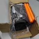 6 Pcs 5FT Adjustable Agility Training Poles for Soccer,Basketball, Football, Horse,Dog-Speed and Agility Training Equipment Sports Training Poles with Rubber Bases and BagOrange