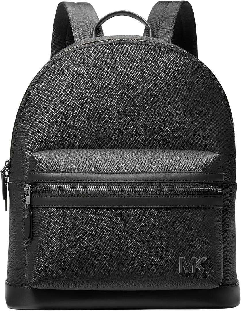 Michael Kors Men's Edison Dome Backpack, Black, One Size