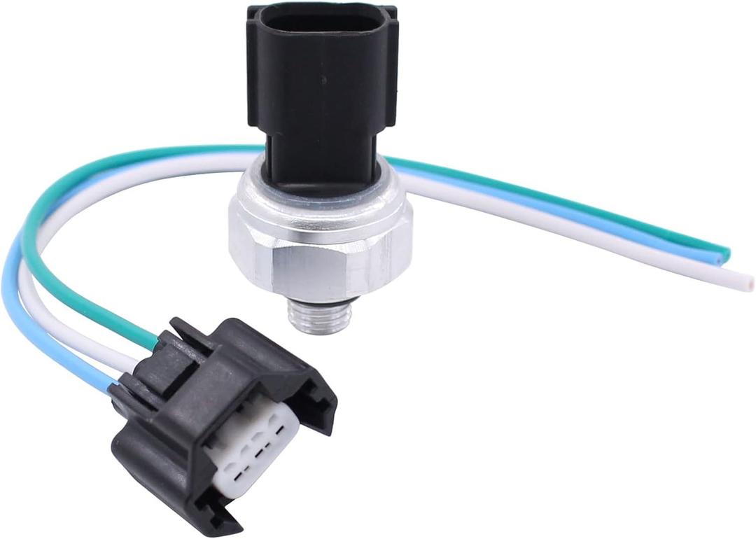 NewYall Air Conditioner AC Pressure Sensor Switch with Connector Wiring Harness for Nissan 350Z 370Z Altima Pathfinder Frontier Maxima Cube Rogue Sentra Versa Xterra Infiniti FX35 G35 G37 M45 Q45 M35