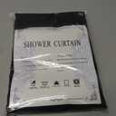 WELMECO Black and Gold Shower Curtain Black Girl Bathroom Decor Polyester Fabric, 72x72inch