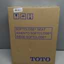 TOTO SoftClose Slow Close Elongated Toilet Seat and Lid, Cotton White - SS114#01