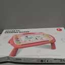 HCFJEH Magnetic Drawing Board, Sketch Doodle Board Pad Toy, Educational Learning Toys for Toddlers 3, Learning Toys for Baby Kids Boys Girls 3 Year Old Birthday Gift (Red)