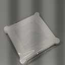 Chengu 50 Pcs 5.7 Inch Disposable Hair Catcher Shower Drain Stickers Square Mesh Shower Drain Catcher Cover Stickers Bathtub Stopper Decals with 5 mm Holes for Bathroom Kitchen Sink Filter Accessories