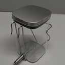 Guinea Pig Water Bottle No Drip, Rabbit Glass Waterer, Chinchilla Stainless Steel Nozzle Anti-Bite Water Dispenser for Small Animal, Bunny, Hamster, Sugar Glider and Rat(20.2oz)