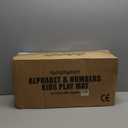 ProSource Kids Puzzle Alphabet, Numbers, 36 Tiles and Edges Play Mat, 12"x12", Abc & 123