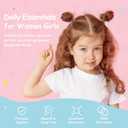 3 x 2500PCS Clear Elastic Hair Ties, Mini Hair Rubber Bands, Soft Hair Elastics for Women Girls, Hair Accessories for Hair Braids, 30MM in Length & 2MM in Width