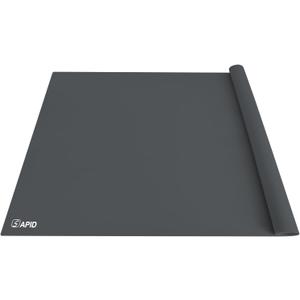 Extra Large Silicone Mat 36" x 24" Place Mats, Heat Resistant Mat for Kitchen Countertop Protector, Thick Placemats Washable Silicone Mats for Kitchen Counter Mat Dining Table Mat, Dark grey, Sapid
