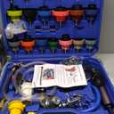 Aikyciu 31PCS Coolant Pressure Tester Kit, Radiator Pressure Tester and Vacuum Refill Kit for Automotive Cooling System, Includes 23 Adapters