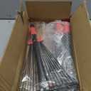 76Inch Adjustable Metal Leaf Rake, 18 Metal Tines Heavy Duty Leaves Rake for Lawns with 8-18" Expandable Head Long Handle Garden Rakes for Women Kids Leaves Yard Gardening Grass Outdoor Camping Debris