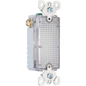 Legrand Pass & Seymour Full Hallway Night Light, LED Wall Sconce with Louvered Plate, Ambient Home Lighting, Energy-Efficient 20-Year LED, TMHWLLOUVCC, Clear