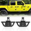 2X EZ-Side-Steps Fit for 2019-2025 Jeep Gladiator JT 4 Door Front Door Running Boards