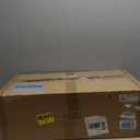 Tall Metal Planter 26" H - 2 Pack, Tall Planters with Removable Insert Shelve & Saucer Trays, Metal Outdoor Planters for Porch, Garden, Patio, Yard(Black)