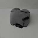 SNUGL Neck Travel Pillow - Memory Foam Airplane Pillow - Flight Pillow | Neck Support Travel Pillow with Carry Bag & Clip | Neck Pillows for Sleeping Travel Plane | Flying Travel Essentials - Grey (Adult Regular)