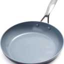 GreenPan Valencia Pro Hard Anodized Healthy Ceramic Nonstick 10" Frying Pan Skillet, PFAS-Free, Induction, Dishwasher Safe, Oven Safe, Gray