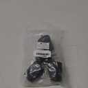M8-1.25 Metric Thread Bolts Plastic Furniture Legs 4-3/4 Inch Black Round Tapered Sofa Feet with T-Nuts - Couch Feet Replacement - Couch Legs Set of 4-70 x 50 x 120mm