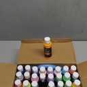 UPGREY 32 Colors Acrylic Paint Set, Non-Toxic Art Paints (2fl Oz/60mL Each) with 5 Craft Paint Brushes for Kids and Adult, Metallic Acrylic Paints for Wood Canvas Crafts Stone Ceramic Model Painting