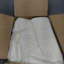 6-Pack Ivory Tablecloths for Rectangle Tables, 60 x 102 Inches, Stain-Resistant Polyester Fabric for 6 Foot Tables - Washable Table Covers for Weddings, Banquets, Birthday, Parties, Events