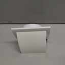 Dryer Vent Cover Outside - ABS Plastic HVAC Air Vents for Exterior Wall - White Ventilation Exhaust Grille with Weather Protective Cap and Non-Return Valve