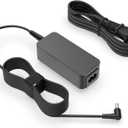 Superer 19V Power Cord Fit for LG-Monitors 22TN410V 24MS500/MS550/TL510V/TL520U/TL520V/TL510U 25MS550/MS550-B 27GL650F-B/GL63T-B/GS75QX/GS75Q-B 28TK420S/TL520V/TL510V/TN525V/TN515V AC Adapter Charger