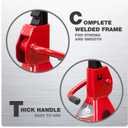 Jack Boss Jack Stands Low Profile 2 Ton(4000 LBs) Lifting Car Stand, Fit Use for Cars Automotive Small Vehicles, 2 Pack