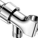 Shower Head Holder for Handheld Shower Head Premium ABS Adjustable Shower Arm Mount Bracket With Brass Swivel Joint Standard 1/2" Connector
