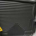 Husky Liners Weatherbeater Floor Mats | Fits 2021-2026 Ford F-150 (22-26 Lightning),2017-2026 Ford F-250/F-350 SuperCrew (Crew Cab) w/Underseat Storage | 2nd Row, 1-pc Black - 14401