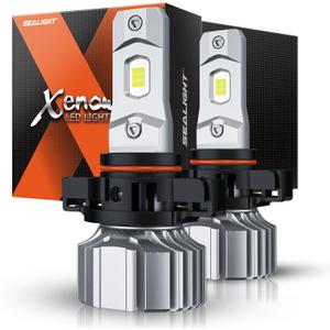 SEALIGHT 5202 LED Fog Light Bulbs or DRL, 18000LM 800% Brightness 5202 5201 PS19W PS24W Fog Lights LED Bulb for Car, 6500K Cool White 984 FT Strong Penetration, 60000 Hours Lifespan, Pack of 2