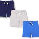 Amazon Essentials Unisex Babies' Cotton Pull-On Shorts - Discontinued Colors, Multipacks Size 6 M