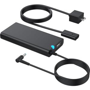 65W 45W AC Adapter for HP Elitebook, ProBook, X360 Pavilion, Envy, Spectre, Stream and More Laptop Power Supply Charger Cord