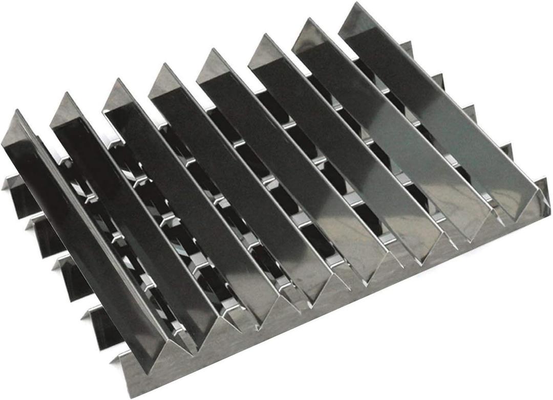 Hongso 7538 Stainless Steel Flavorizer Bars Replacement Parts for Weber Genesis I - IV & 1000-5000, Genesis Platinum I & II Gas Models with Side Control Panel, Set of 13 (5 pcs 23-3/8", 8 pcs 15-7/8")