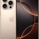 Apple iPhone 16 Pro Max, US Version, 512GB, Desert Titanium - Unlocked (Renewed)