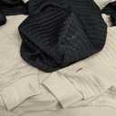 Men's Casual Sweatshirts Long Sleeve Drawstring Color Block Pullover Graphic Hoodies with Pockets (XX-Large, Khaki)