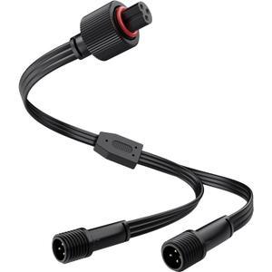 One Man and Two Women Y-Connector Splitter for Govee Permanent Outdoor Lights Series,Compatible with Govee H705D/E/F H805A /B/C Series （Please Ensure Your Outdoor Light Dimensions Match Ours）