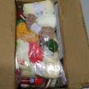 Yaomiao 6 Pcs Christmas Punch Needle Coaster Kit Punch Needle Embroidery Kits Craft Supplies with Patterns Yarns Tools Adhesive Felt Embroidery Hoop Instruction Holder for Adult DIY