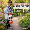 PetraTools Battery Powered Sprayer 2 Gallon - HD2000-S - Heavy Duty Electric Sprayer for Lawn and Garden Weed/Pest Control, Watering - with Battery, Charger & 2 Nozzles (2 Gallon)