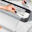 Vacuum Sealer Machine for Food Storage, Built-in Cutter, Dry & Moist Modes, Includes Vacuum Hose for Jars, Compact and Portable Design