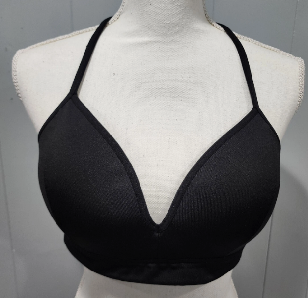 Athleta Pullover Women`s Black Sports Bra - Size Small