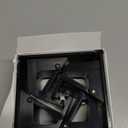 Universal Curtain Rod Holders, No Drill Curtain Rod Brackets, Self Adhesive Curtain Rod Brackets Up to 30 LB, Nail Free Curtain Rod Hooks for Bathroom, Bedroom, Livingroom, Kitchen (4PC, Black)