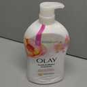 Olay Body Wash for Women, Fresh Radiance, Refreshing & Renewing, Made with Plant Based Cleansers, B3 Botanical Complex, For All Skin Types, Peach & Cherry Blossom Scent, 33 fl oz (33 Ounce (Pack of 1))