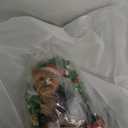 Yorkshire Terrier With Christmas Tree Ornament, Resin For Personalization