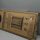 Carlson 36" Extra Tall Walk Through Dog Gate for Doorways & Bottom of Stairs, Metal Pet Gate with Small Pet Door, Expands 29.536.5, White