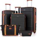 Cobens Luggage Sets 5 Piece with Spinner Wheels, 20/24/28inch