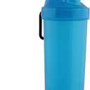 Pro Impact Shaker Cups for Protein Shakes  24.5 Oz Protein Shaker with Carabiner Hook  Leakproof Impact Resistant Shaker Bottles for Protein Mixes  Protein Shake Blender for Gym, On The Go - Blue