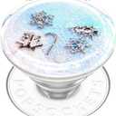 PopSockets Phone Grip with Expanding Kickstand, Adhesive Grip, Cute PopSockets - Tidepool Snowed In