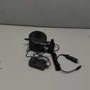 Inflatable Electric Air Pump,110V AC/12V DC Portable Fast Inflation Pump with 3 Nozzles, Used for Inflatable Boats,etc (Standard)